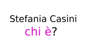 Stefania Casini chi è