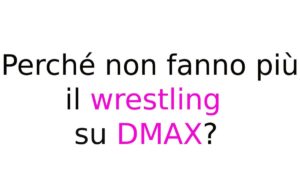 perche non fanno piu il wrestling su DMAX Perché non fanno più il wrestling su DMAX? Cosa è successo alla WWE in TV