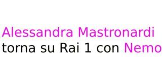 Alessandra Mastronardi torna su Rai 1 con Nemo