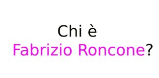 Chi è Fabrizio Roncone?