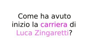 Come ha avuto inizio la carriera di Luca Zingaretti Come ha avuto inizio la carriera di Luca Zingaretti?