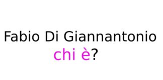 Fabio Di Giannantonio chi è