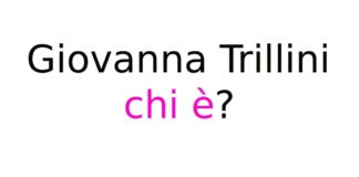 Giovanna Trillini chi è?