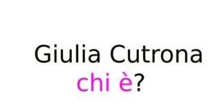 Giulia Cutrona chi è