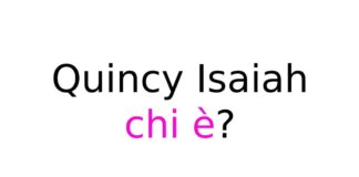 Quincy Isaiah chi è?