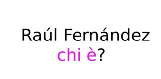 Raúl Fernández chi è