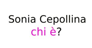 Sonia Cepollina chi è