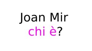 Joan Mir chi è Joan Mir chi è