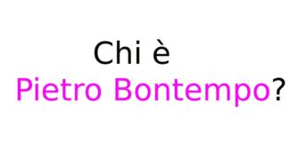 Chi è Pietro Bontempo