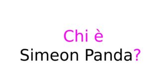 Chi è Simeon Panda?