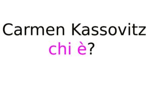 Carmen Kassovitz chi è Carmen Kassovitz chi è