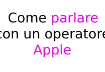Come parlare con un operatore Apple