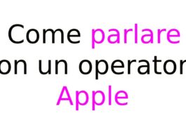 Come parlare con un operatore Apple