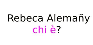 Rebeca Alemañy chi è