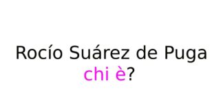 Rocío Suárez de Puga chi è?