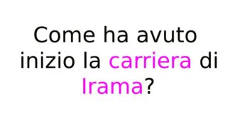Come ha avuto inizio la carriera di Irama? Come ha avuto inizio la carriera di Irama?