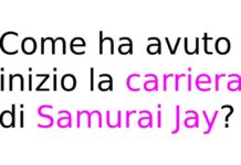 Come ha avuto inizio la carriera di Samurai Jay? Come ha avuto inizio la carriera di Samurai Jay?